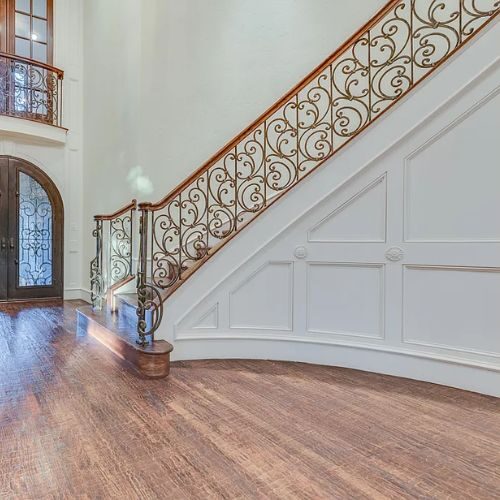 Custom mantels and staircases