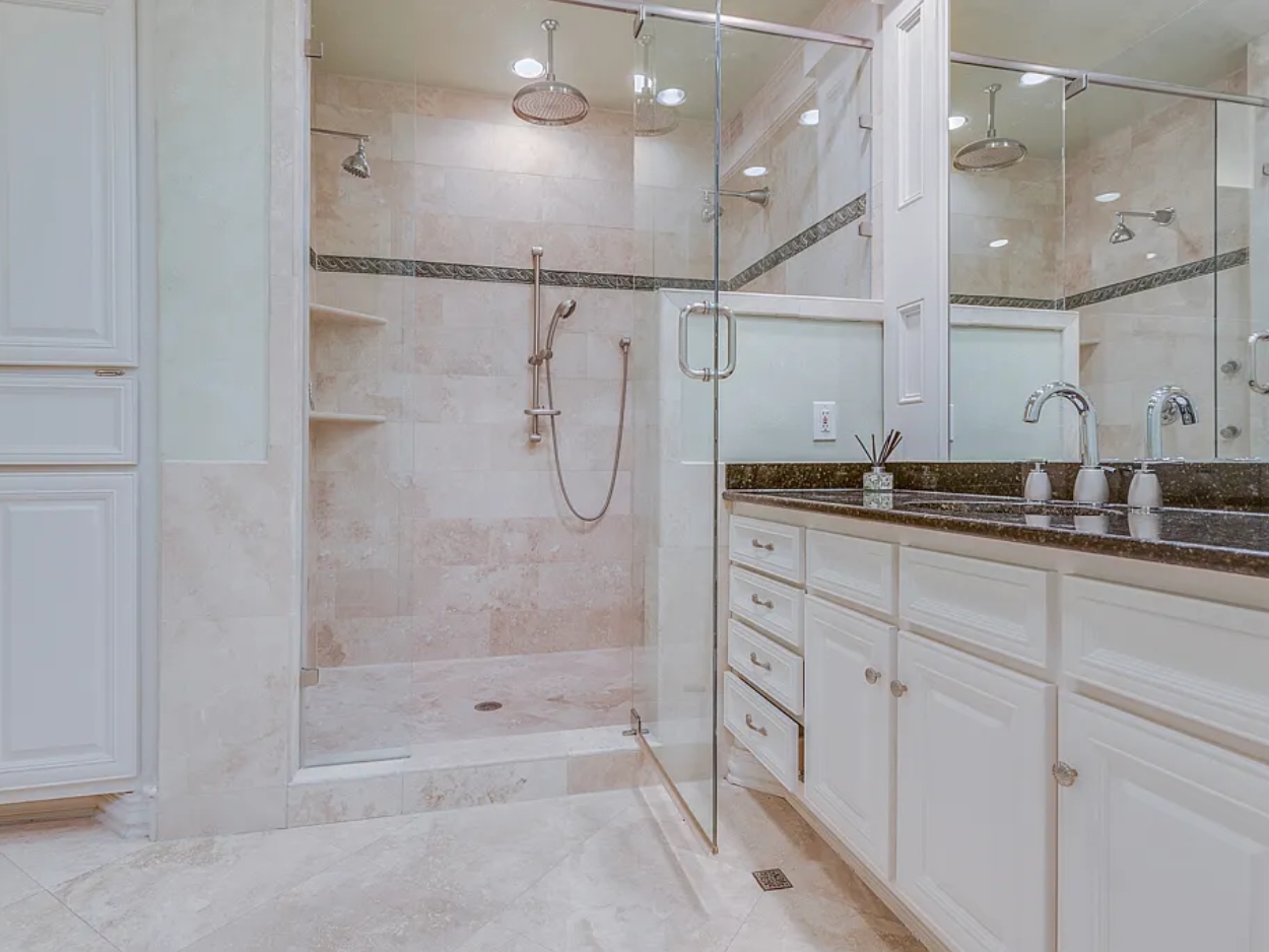 Double Entry Walk In Shower