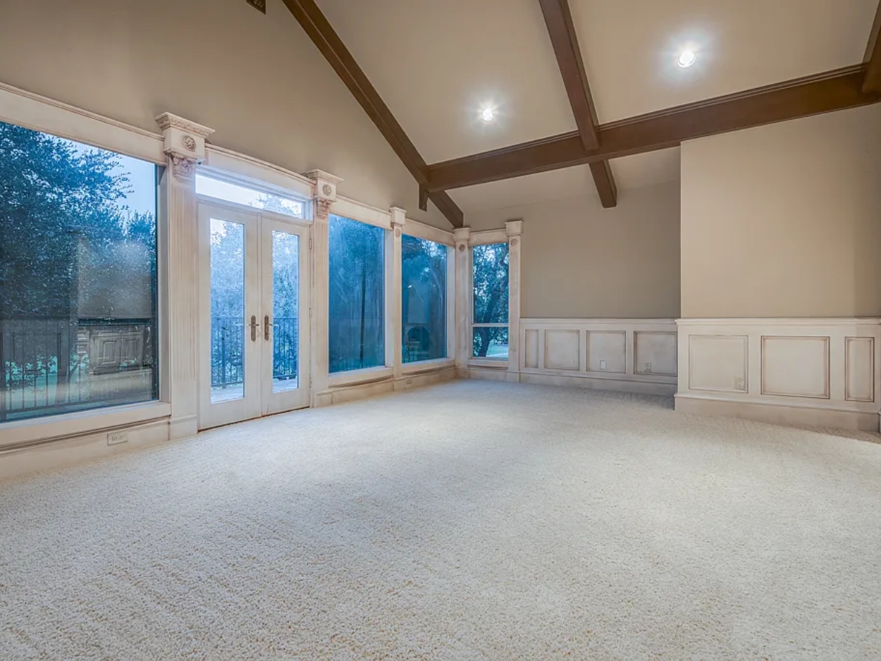Coffered Ceiling Living Room